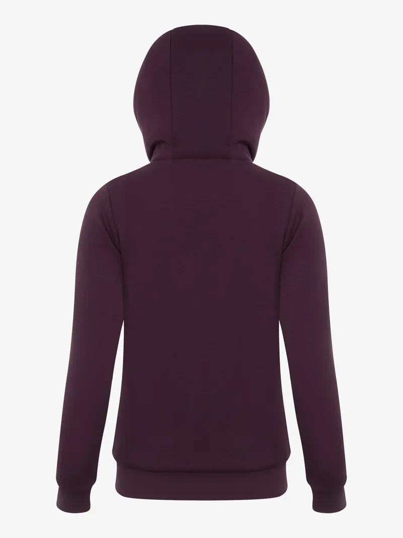 LeMieux Sherpa Lined Fleece Hoodie Ladies in Fig-2